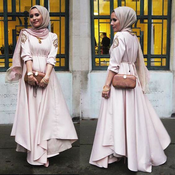 Model Baju Gamis Muslim Lebaran Terbaru 2019 Model Baju 
